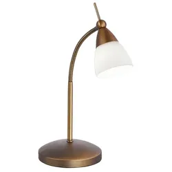 Paul Neuhaus LED-Tischleuchte Pino Metall Gold Altmessing