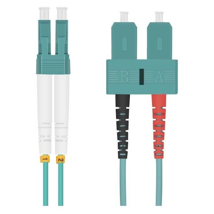 Helos Patch-Kabel LC Multi-Mode (M) bis SC multi-mode (M) (1 m) (115738)