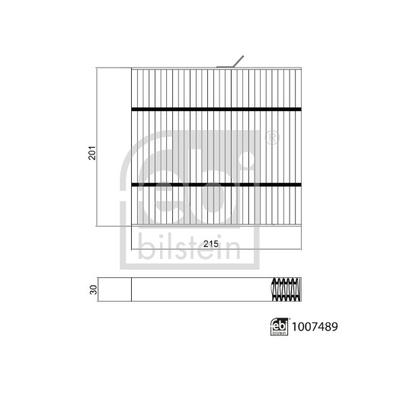 FEBI BILSTEIN Filter, Innenraumluft 1007489 für GEELY