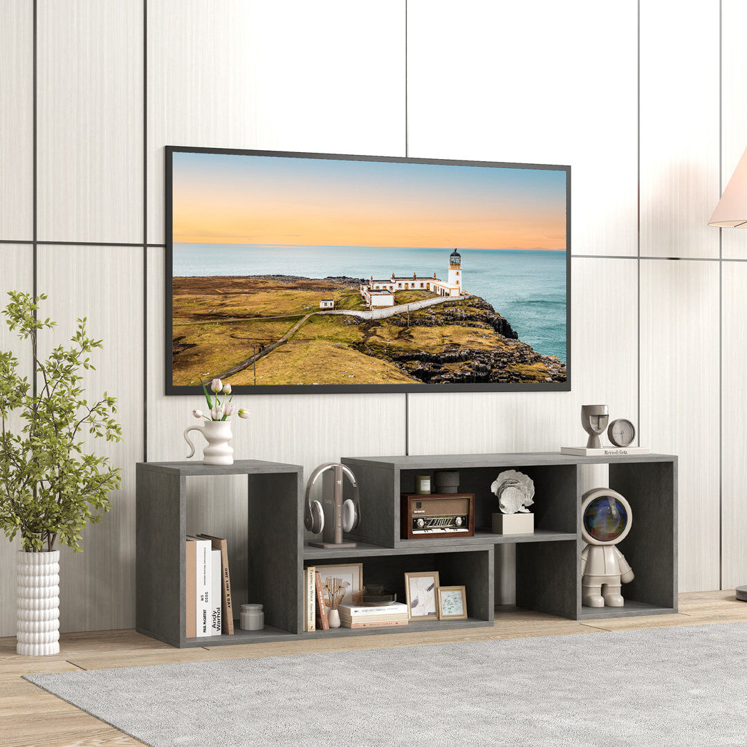 Alpen Home TV Stand for TVs up to 58" Grey 58"