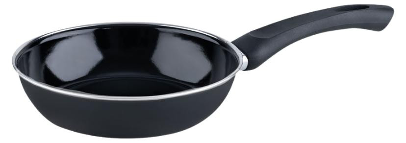 Riess Gourmet Pan, Zwart, Geëmailleerd, Diameter: 20 cm