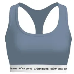 Björn Borg BH Logo Soft Top Grau Baumwolle Small Damen