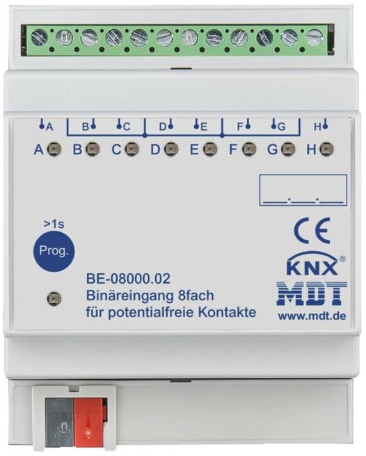 MDT technologies Entrée binaire 8 voies 4TI sans potentiel BE-08000.02 (BE-08000.02)