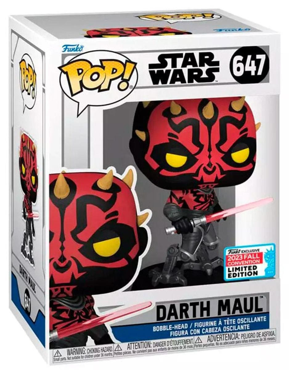 Funko POP! Darth Maul met cybernetische benen #647 NYCC 2023 Exclusief