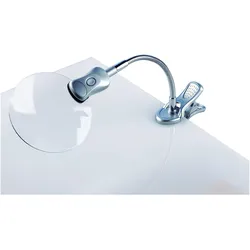 Alco, Lupe, Rundlupe Kunststoff/Metall 2- bis 4-fach silber