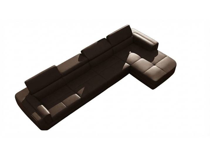 JVmoebel Ecksofa Rotes Ledersofa mit USB-Anschluss und modernem Design, Made in Europa