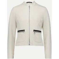 Jacke mit Reißverschluss Weiß 46