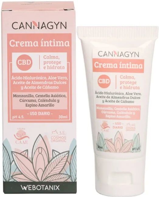 WeBotanix Cannagyn Creme íntimo Bio 30 ml