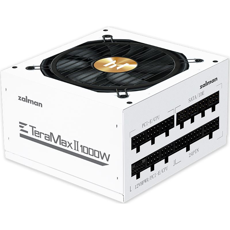 1000 Watt Zalman TeraMax II ZM1000-TMX2 WHITE Modular 80+ Gold