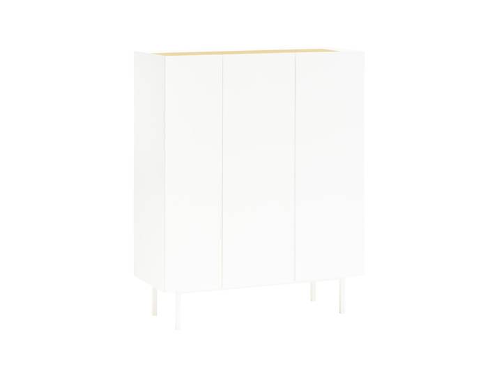 Design Highboard „Arista“ Eiche Weiss Teulat