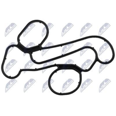NTY Dichtung, Ölfiltergehäuse CCL-ME-054 für Mercedes