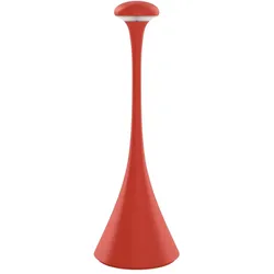Sigor Akku-Tischleuchte Nudrop 292mm feuerrot 2,2W Flex-Mood 2200K/2700K IP54 170m Ra85 dimmbar