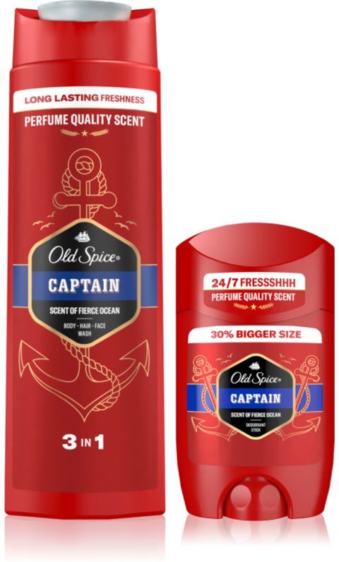 Old Spice Captain ensemble corps