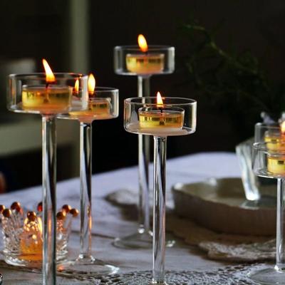Uplift Essentials Glass Candle Holders Set l