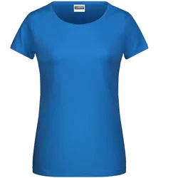 Damen Basic T-Shirt "8007" - XS - cobalt