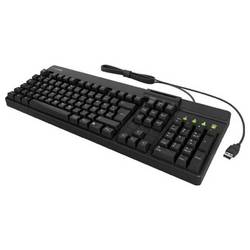 Keysonic KSK-8040U-CR (DE) Kabelgebunden Tastatur Deutsch, QWERTZ Schwarz 61081