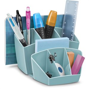 cep Schreibtisch-Organizer 1005800991, Riviera, Kunststoff, 6 Fächer, mint