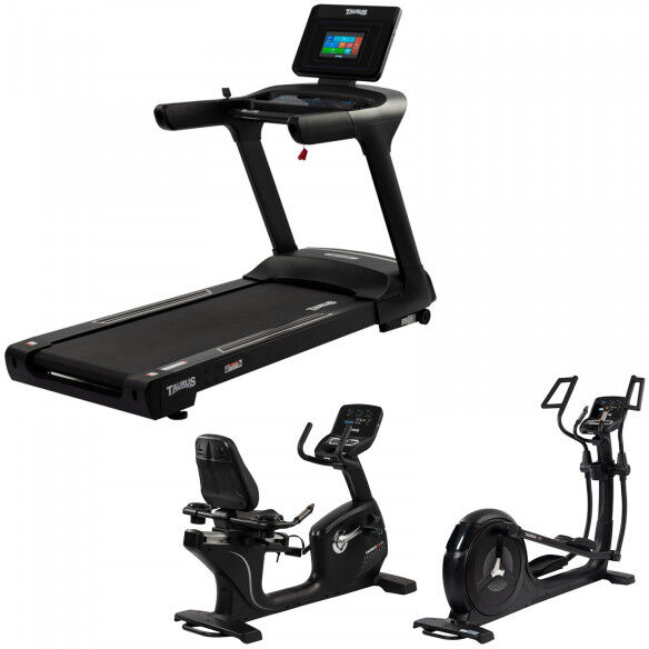 Taurus T9.9 Light Commercial Treadmill Treadmill + Crosstrainer + Recline Bike