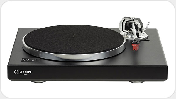Rekkord Audio Rekkord M 600 *schwarz* manueller Plattenspieler ohne Tonabnehmer RE29114