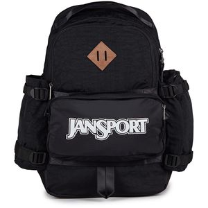 JanSport Rucksack Seattle Pack Black, 47,3 cm, mit Laptopfach, schwarz, Nylon, 34 Liter