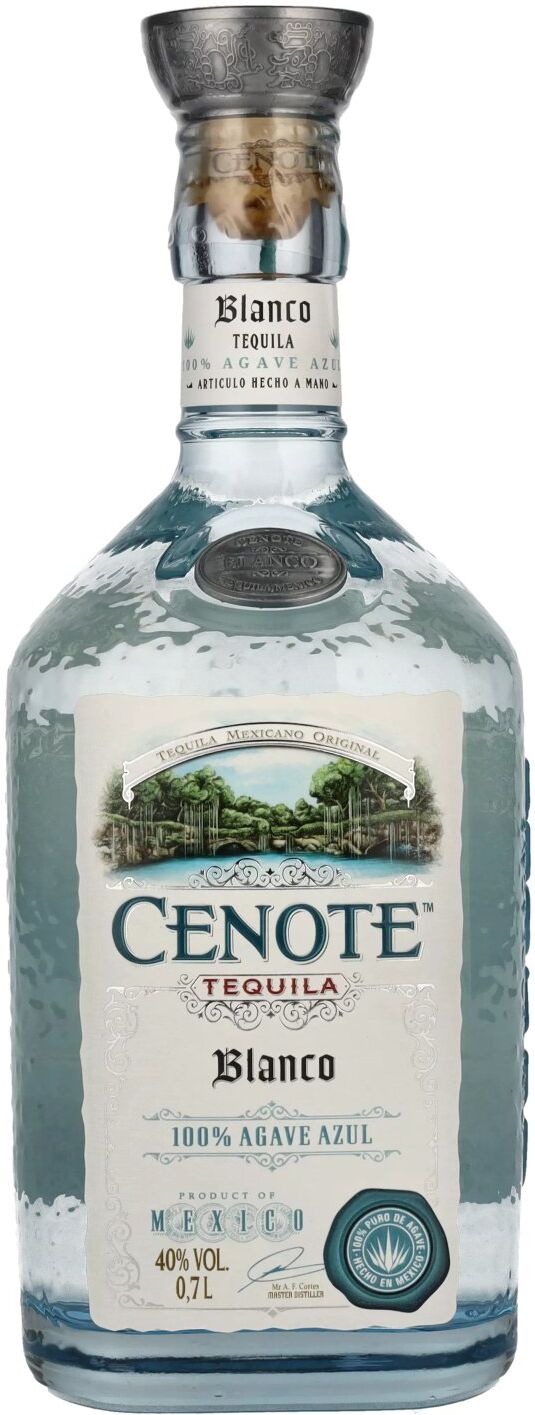 Cenote Tequila Blanco 100% Agave Azul 40% Vol. 0,7l
