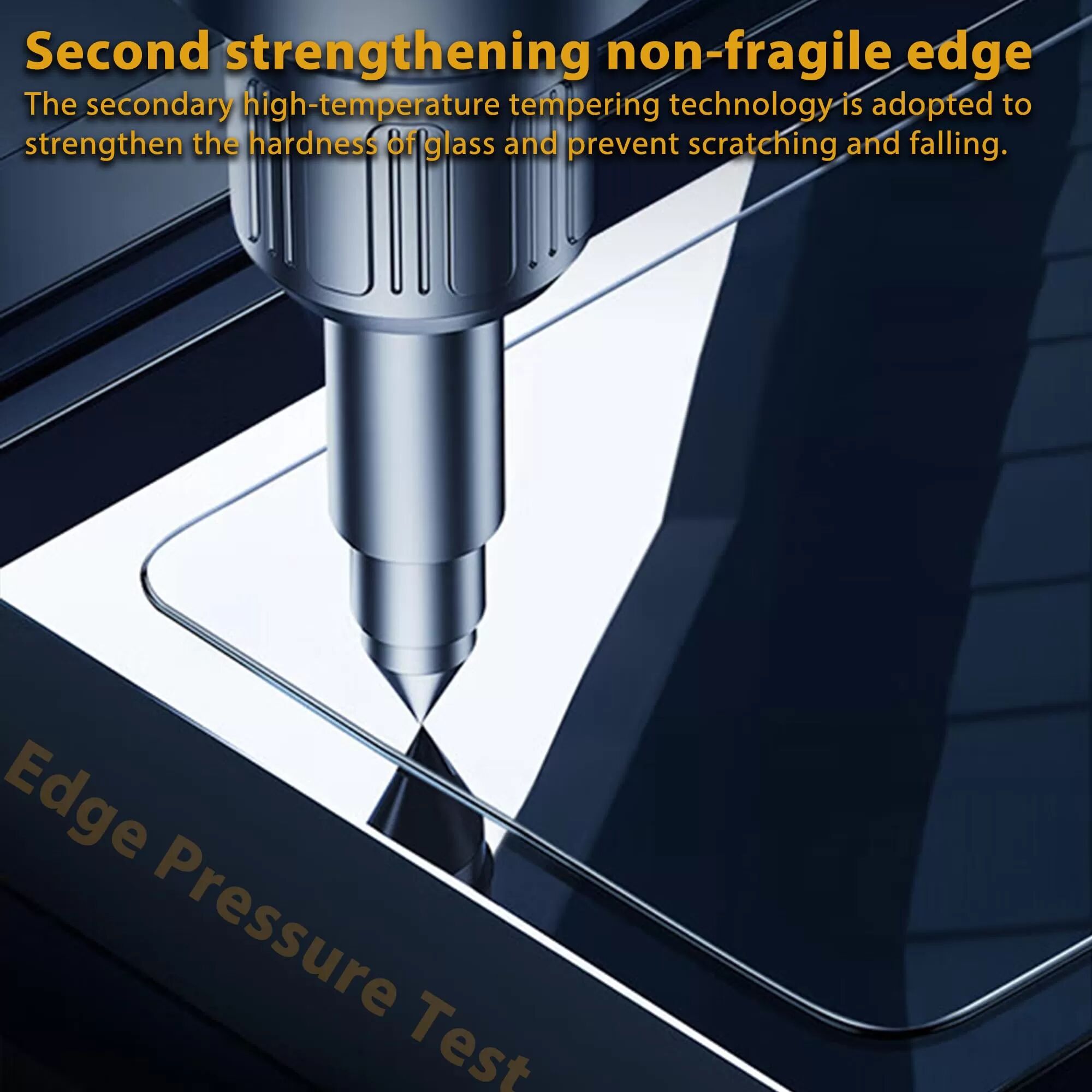 INF HD-Hartglasfolie aus Aluminiumlegierung, vollständige Abdeckung, sturzsicher, für iPhone iPhone 14 Pro