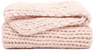 Becky Cameron Soft Handmade Chunky Knit Throw Blanket