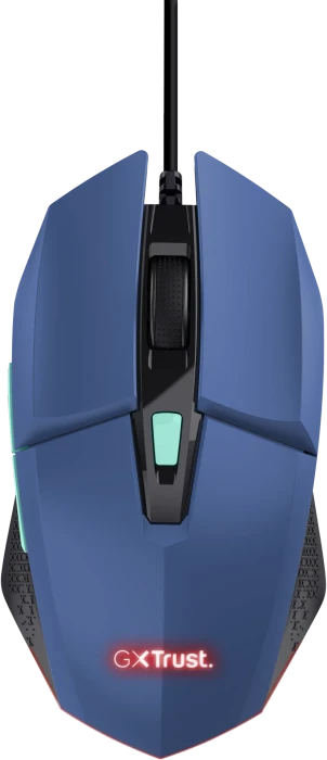 Trust GXT109B FELOX Gaming-Maus blau