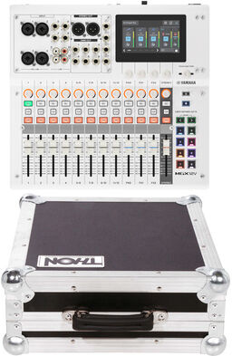 Yamaha MGX12V WH Case Bundle Weiß