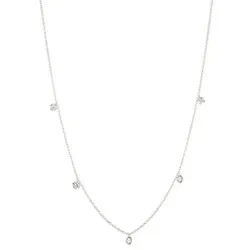 THOMAS & SOHN Lab Grown Brillanten ca.2,50ct Collier Silber Palladio