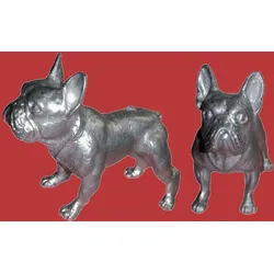 Zinn Giessform Englische Bulldogge Silikonform hitzebeständig - benötigt ca. 220g Reinzinn