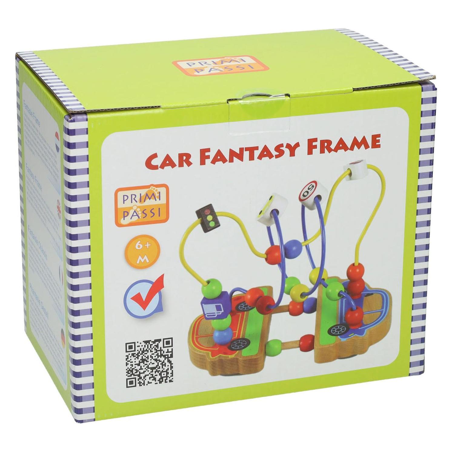Primi Passi Fantasie-Rahmen aus Holzperlen (69093007)