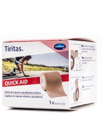 Tiritas Schnellhilfe 6 cm x 2 m Nude