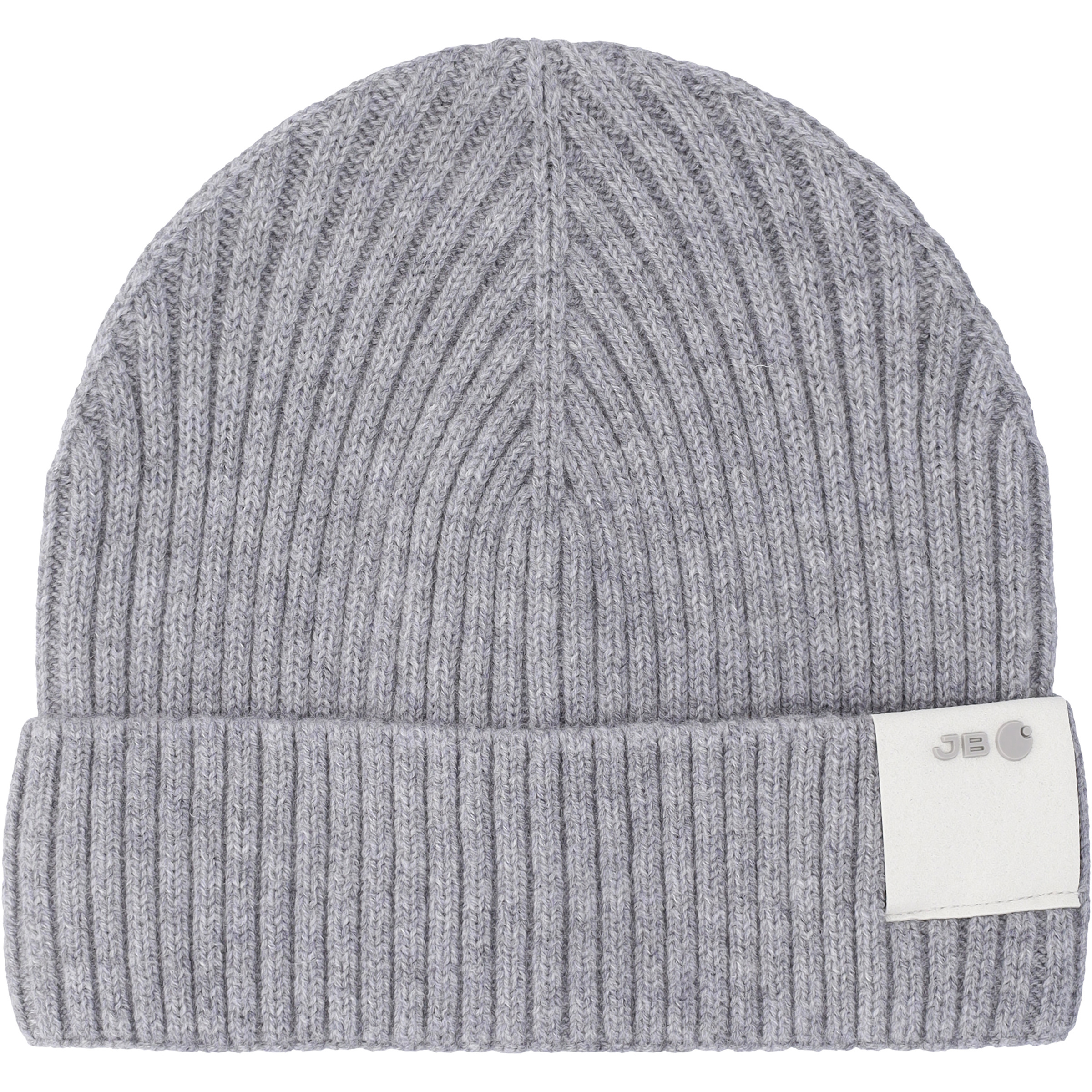 Jeanne Baret Aurya Ribbed Damen Mützen & Beanies grau Lifestyle Schnell trocknend Merinowolle