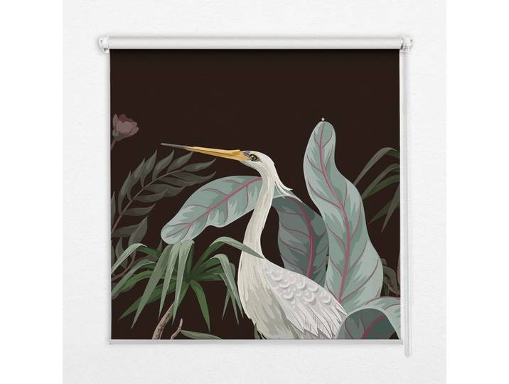 INNENROLLO - Fensterrollo - Rollo - 60x40 cm - Vögel im Laub