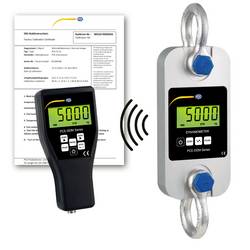 PCE Instruments PCE-DDM 5-ICA Kranwaage PCE-DDM 5-ICA kalibriert (ISO) Wägebereich (max.) 5000 kg Ablesbarkeit 2000 g batteriebetrieben