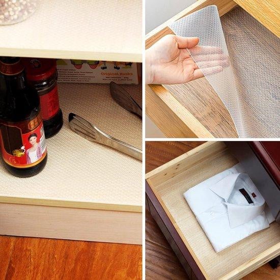 Famanu Antislip Matten voor Keuken, Badkamer en Tuin - Multifunctionele Inlegstrips en Placemats