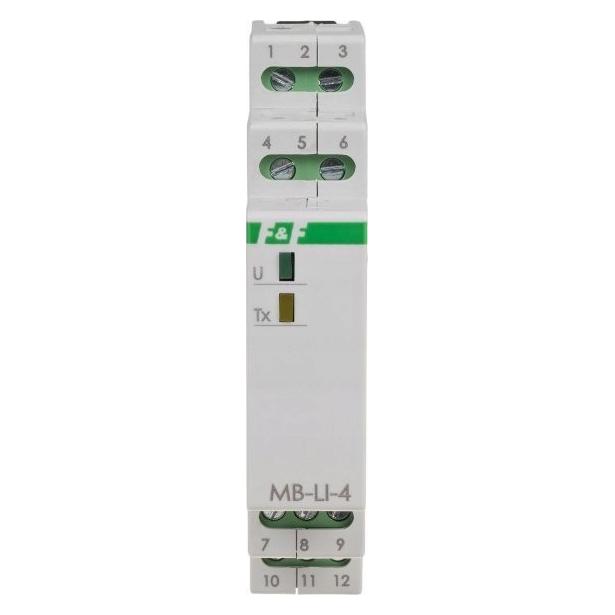 F&R F&F Licznik impulsów z wyjściem MODBUS RTU MAX-MB-LI-4LO (MAX-MB-LI-4LO)