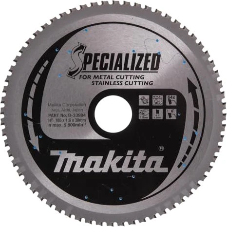 makita B-33984 SPECIALIZED Kreissägeblatt 185,0 cm, 64 Zähne
