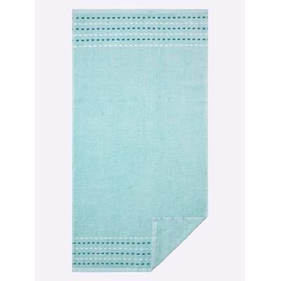 Handtuch WÄSCHEPUR, grün (mint), B:50cm L:100cm, 100% Baumwolle, Handtücher
