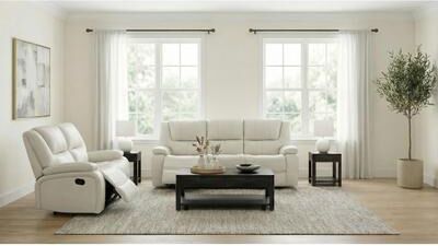 Coaster Camila Upholstered Reclining Sofa Set