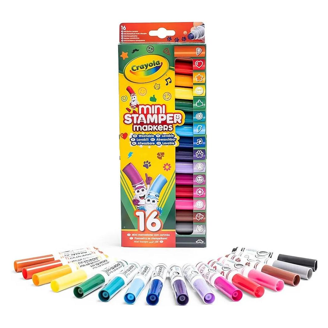 Crayola 16 Mini Stempel-Filzstifte (16x) (58-8741)