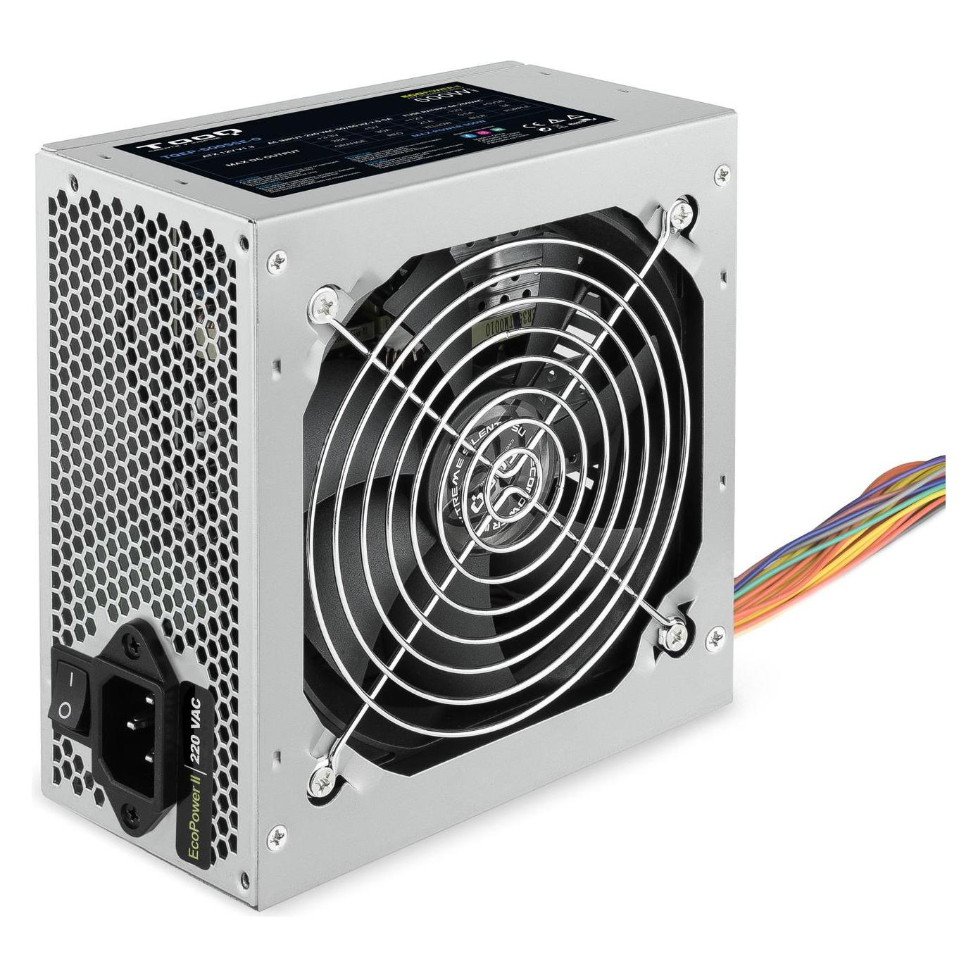 Tooq Technology Fonte Ecopower II (500 W) (TQEP-500SSE-O)