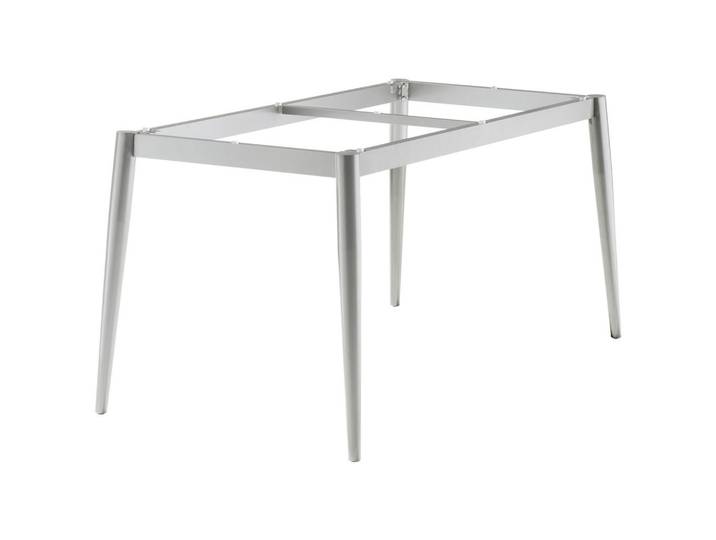 Sieger Gartentischgestell, Graphitfarben, Metall, konisch, 90x73x160 cm, Gartenmöbel, Gartentisch, Tischsysteme Outdoor, Gartentischgestell