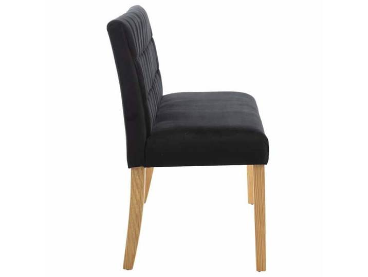 Magnifique Banc 140 cm Noir Velours - design polyvalent - pour maison - Noir 16.4 kg 2026_498577