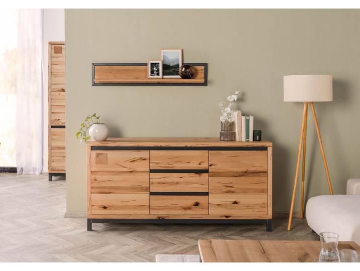 Sideboard Kernbuche 175x45x85 natur geölt VILLANDERS #109
