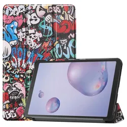 Lobwerk Hülle für Samsung Galaxy Tab A 8.4 2020 T307 Smart Cover Etui mit Standfunktion und Auto Sleep/Wake Funktion
