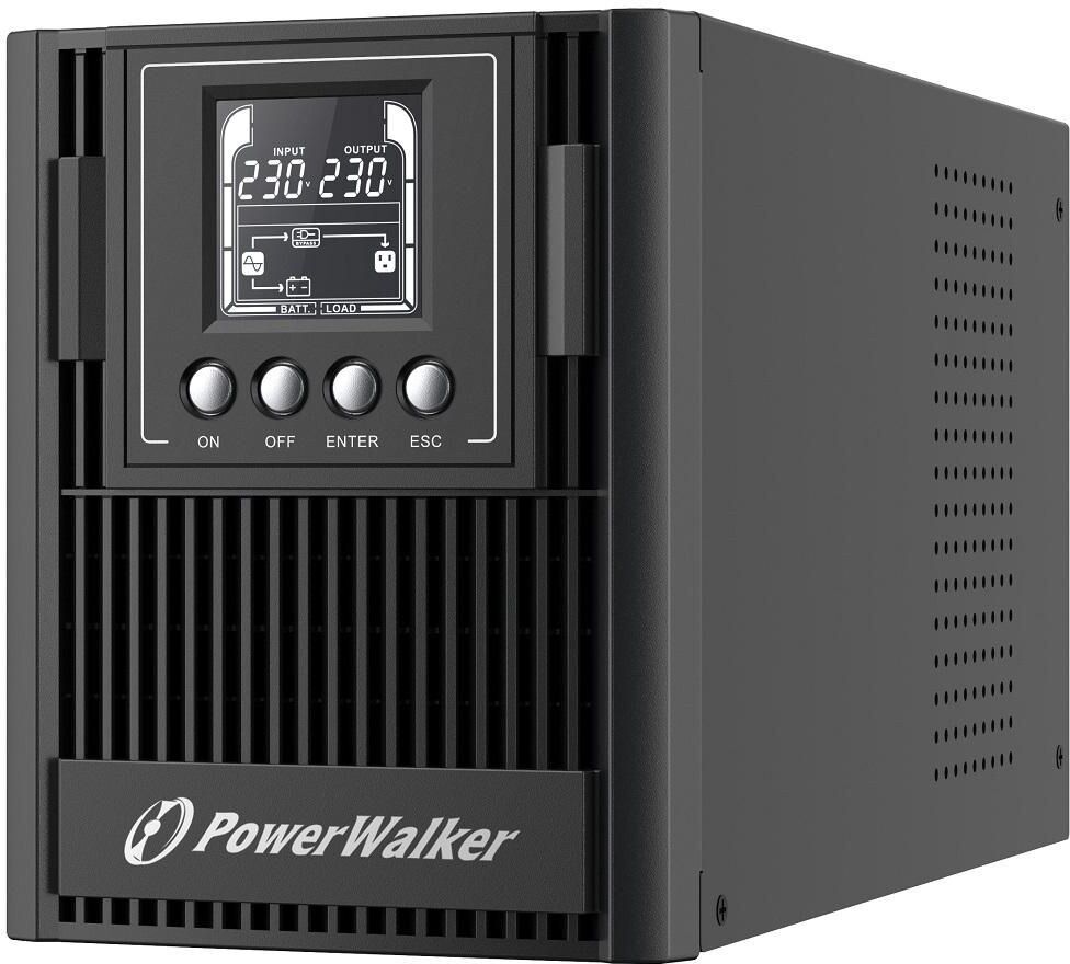 PowerWalker VFI 1000 AT Online Double-Conversion UPS 1000VA / 900W, 3 Outlets (10122180)