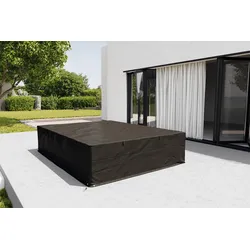 OUTFLEXX Abdeckhaube für Loungemöbel, schwarz, Ripstop-Gewebe/Polyester, 184 x 264 x 60 cm, wasserabweisend, UV-Schutz
