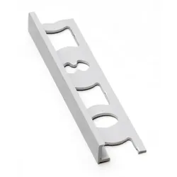 Profil-EU Abschlussprofil "L" hellgrau, PVC, Länge 250 cm, Kantenhöhe 10 mm, LL102503